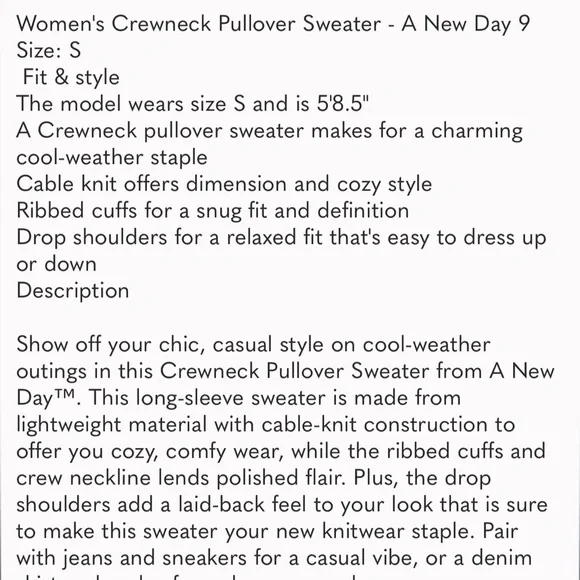 A New Day light green sweater - Picture 4 of 4